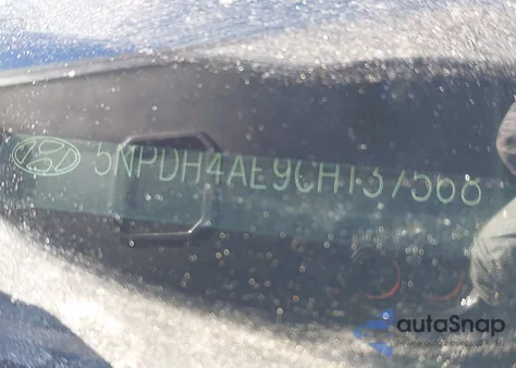 2012 Hyundai Elantra Gls z USA, uszkodzony, nr VIN 5NPDH4AE9CH137568